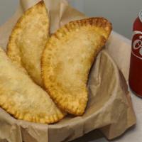  Brazilian Empanadas Combo · three empanadas + soda