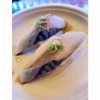 Japanese Mackerel Sushi · Saba (2 pcs).