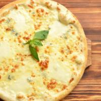 Cheese Pizza · Simple, delightful cheese pizza with housemade marinara, and mozzarella.
