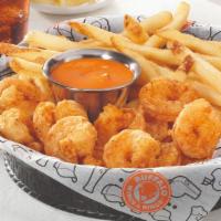 Old Bay Fried Shrimp Basket · Set sail with our famous shrimp, seasoned with classic Old Bay spices, then hand breaded and...