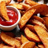 Basket Of Potato Wedges  · Home-style, skin-on wedges.