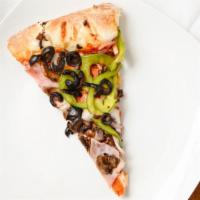 Blackjack Special Pizza (Small) · Pepperoni, ham, mushroom, black olive, onion and bell pepper.