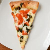 Margarita Pizza (Small) · Mozzarella cheese, tomato, olive oil and basil.