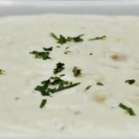 Clam Chowder · Cream clam-filled chowder