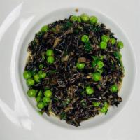 Wild Rice With Peas & Spinach · (Vegetarian, Gluten-Free)