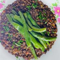 Lentils & Charred Broccolini · (Vegetarian, Gluten-Free)