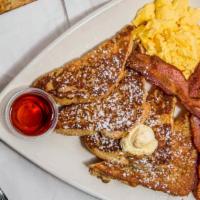 French Toast Supreme · Served with 2 Eggs & sausage