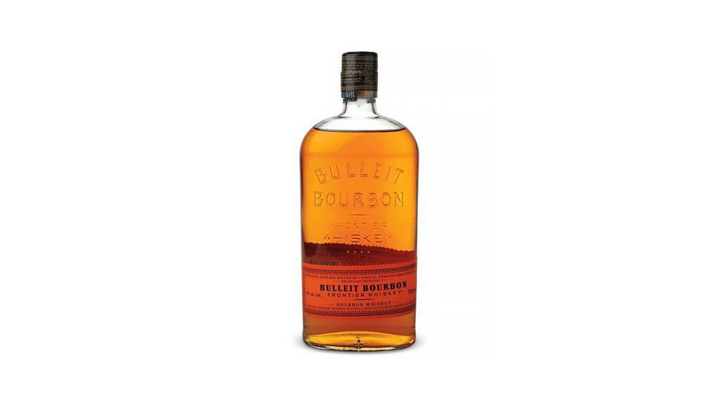 Bulleit Bourbon 750Ml | 45% Abv · The complexity of Bulleit Bourbon comes from its unique blend of rye, corn, and barley malt, along with special strains of yeast and pure Kentucky limestone-filtered water. Due to its especially high rye content, Bulleit Bourbon has a bold, spicy character with a finish that's distinctively clean and smooth.