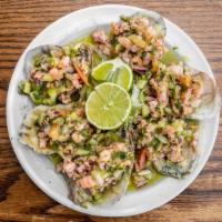 Ostiones · Oysters.