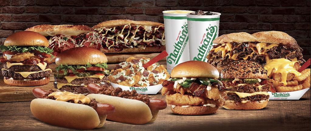 Nathan's Famous · American · Sandwiches · Chicken · Burgers