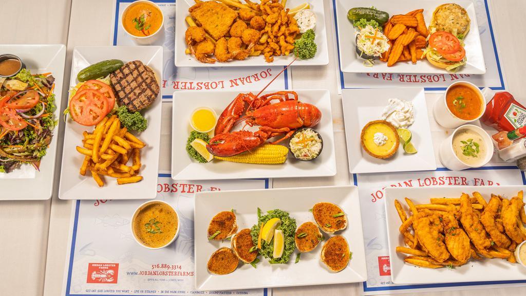 Jordan Lobster Farms · Sandwiches · Seafood · Chicken · Alcohol · Desserts · Sushi