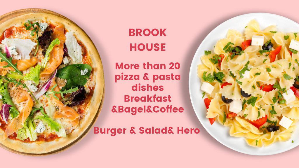 Brook House Pizza Grill · Breakfast · Burgers · Pizza · Mediterranean