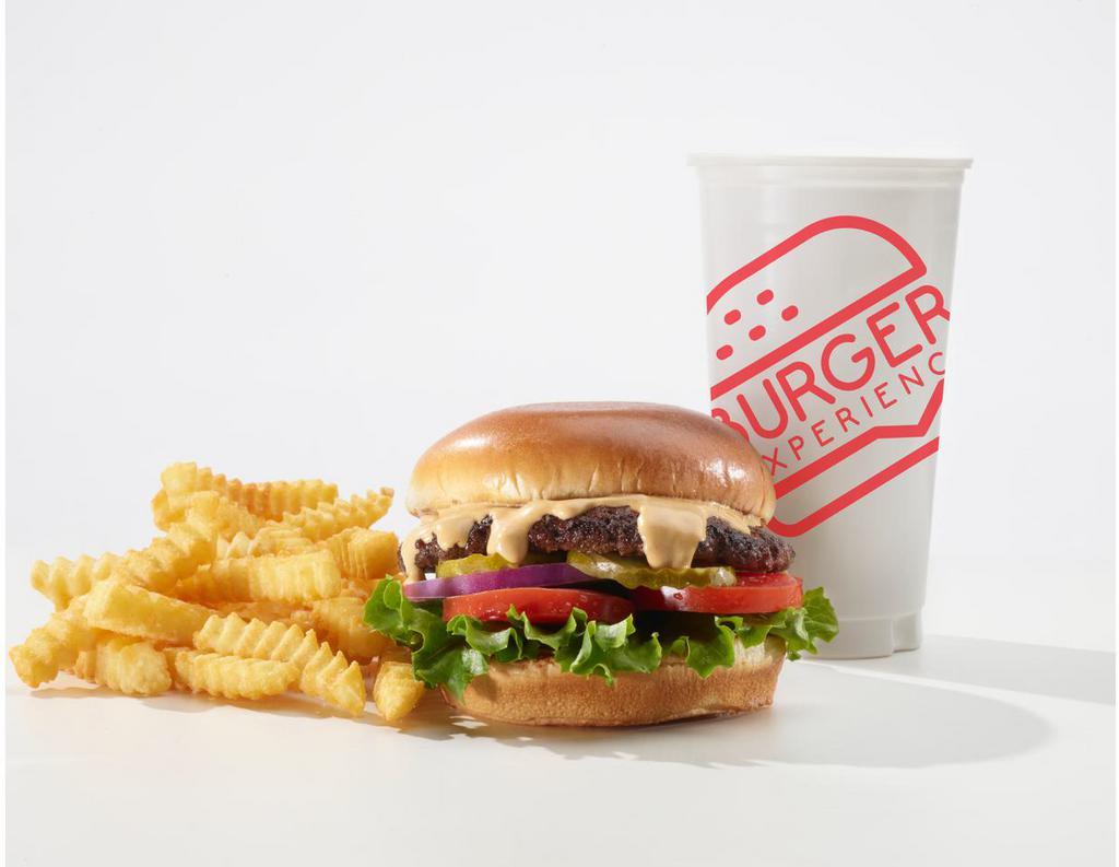 Burger Experience · Burgers · American · Desserts