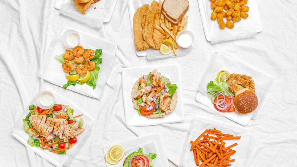 Brooklyn LunchBox LLC · Seafood · Salad · Burgers