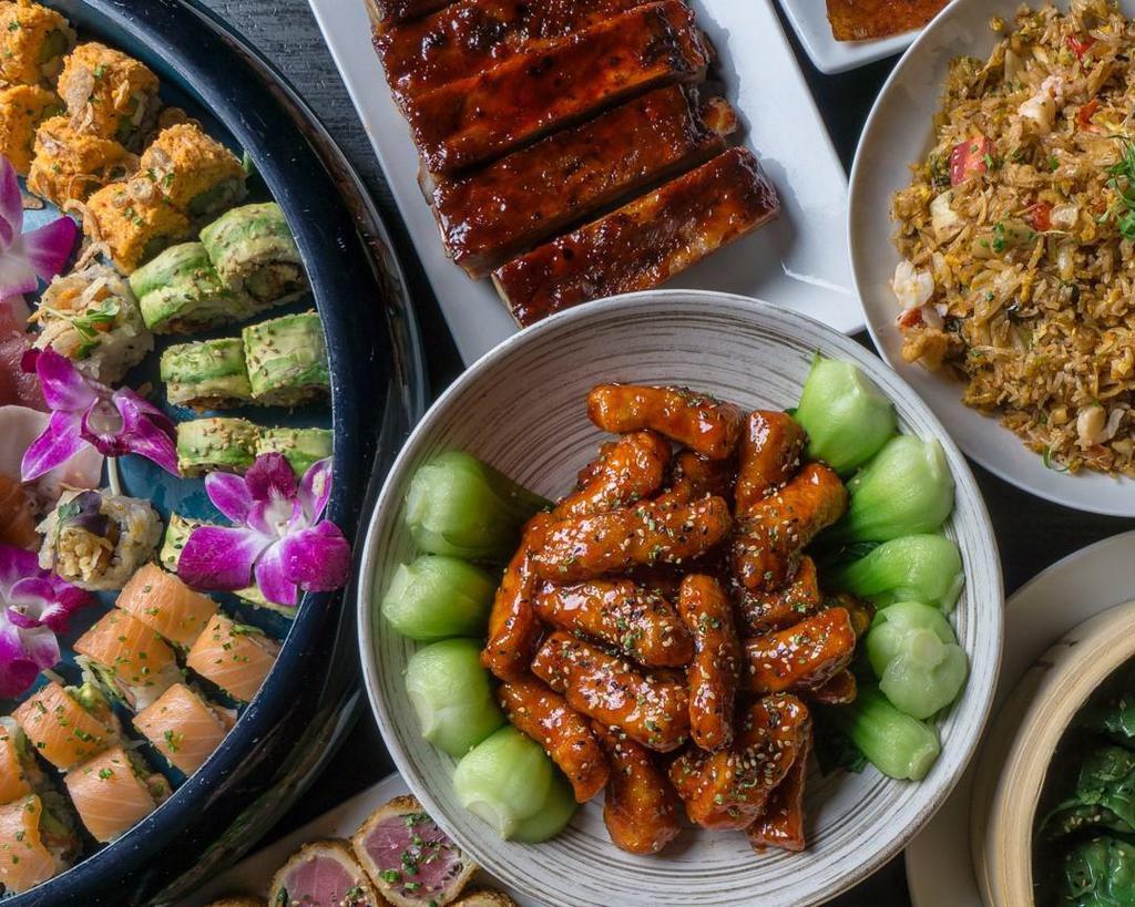 Catering by Tao · Barbecue · Asian · Salad · Japanese · Vietnamese · Sushi · Chinese · Thai · American · Chicken