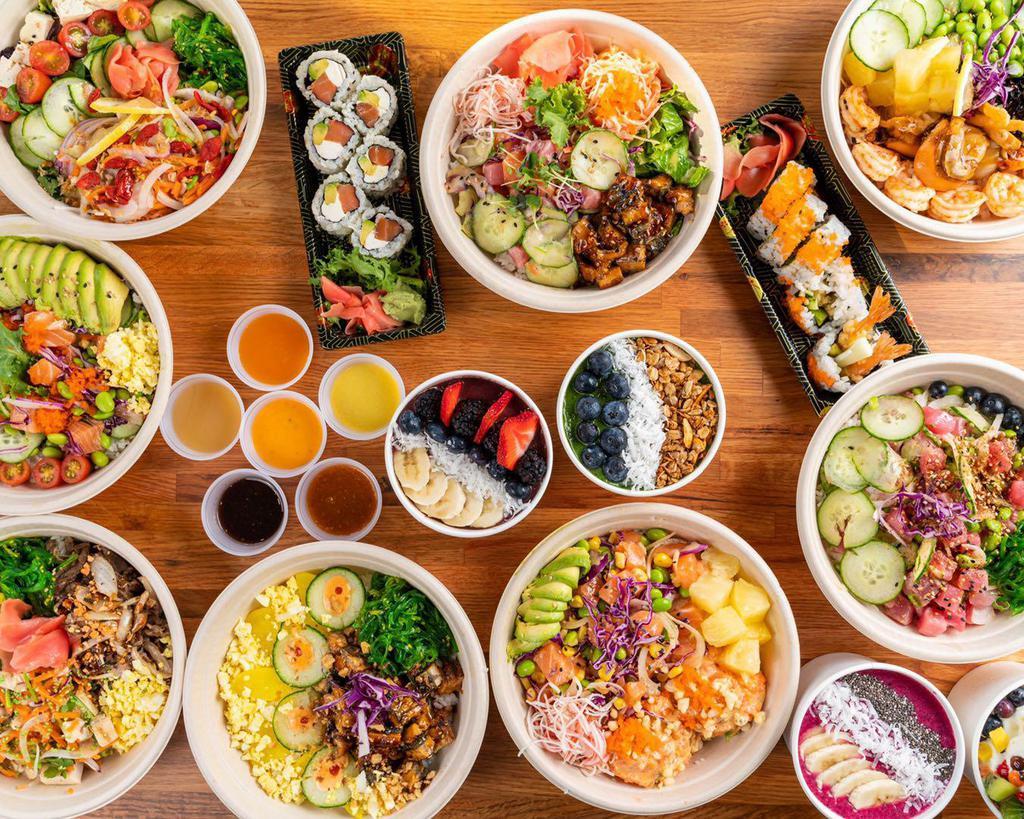 Poke frisée restaurant · Poke · Sushi · Ramen · Salad · Healthy