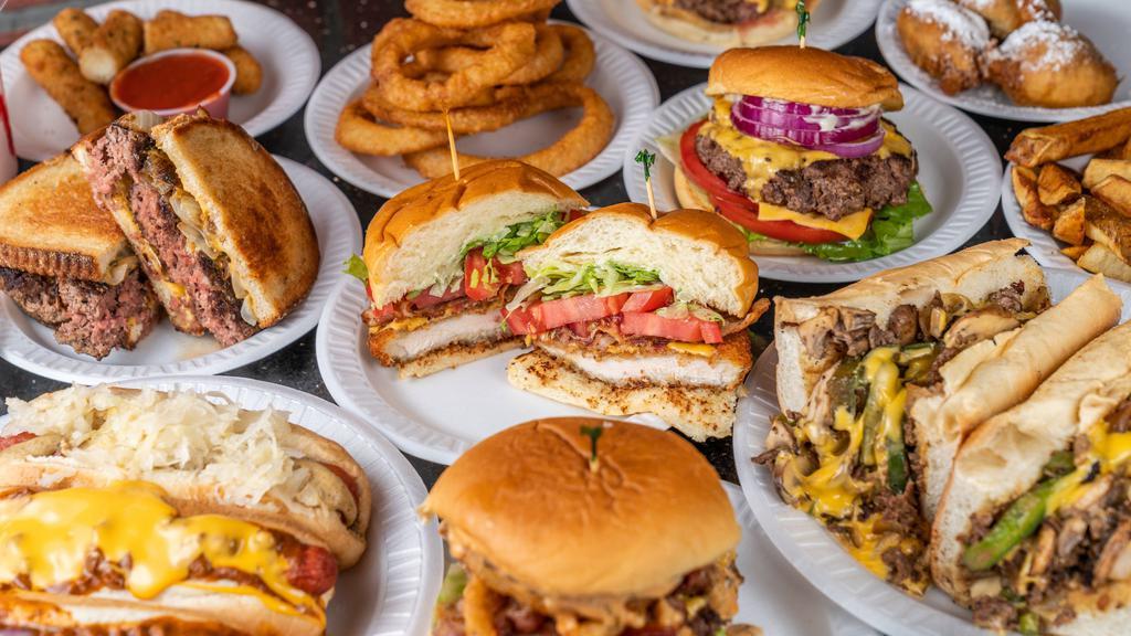 Steve's Burgers · Burgers · Chicken · American · Sandwiches