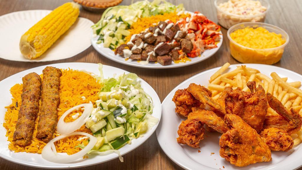 The halal house · American · Burgers · Chicken · Seafood · Desserts