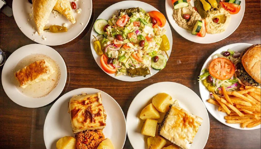 Jimmy's Greek American Grill · Food & Drink · Greek · Burgers · Salad · Soup · American · Sandwiches · Mediterranean