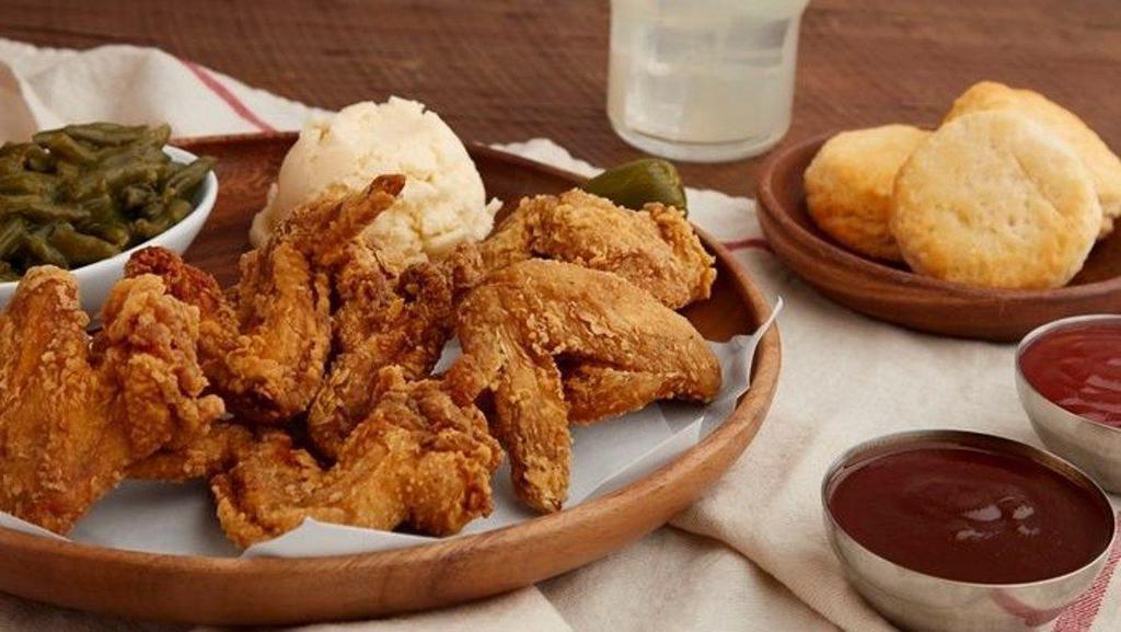 Kennedy fried chicken · Chicken · Salad · Desserts · Sandwiches