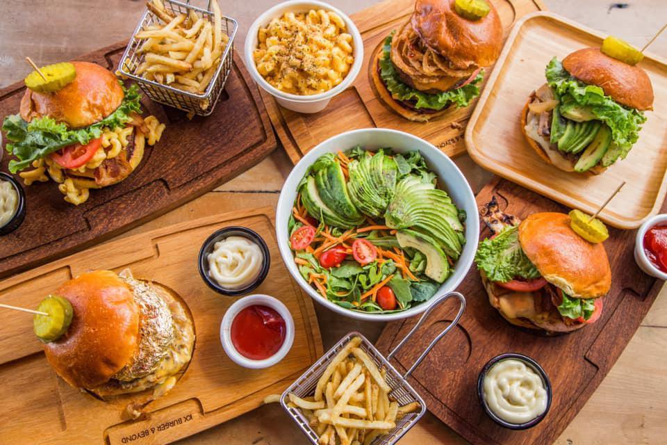 KX Burger and Beyond · American · Burgers · Mexican · Desserts · Salad