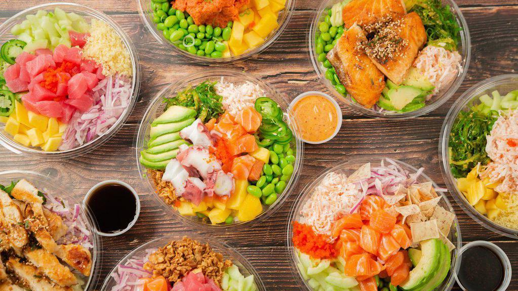 Poke Time · Poke · Sushi · Salad · Asian