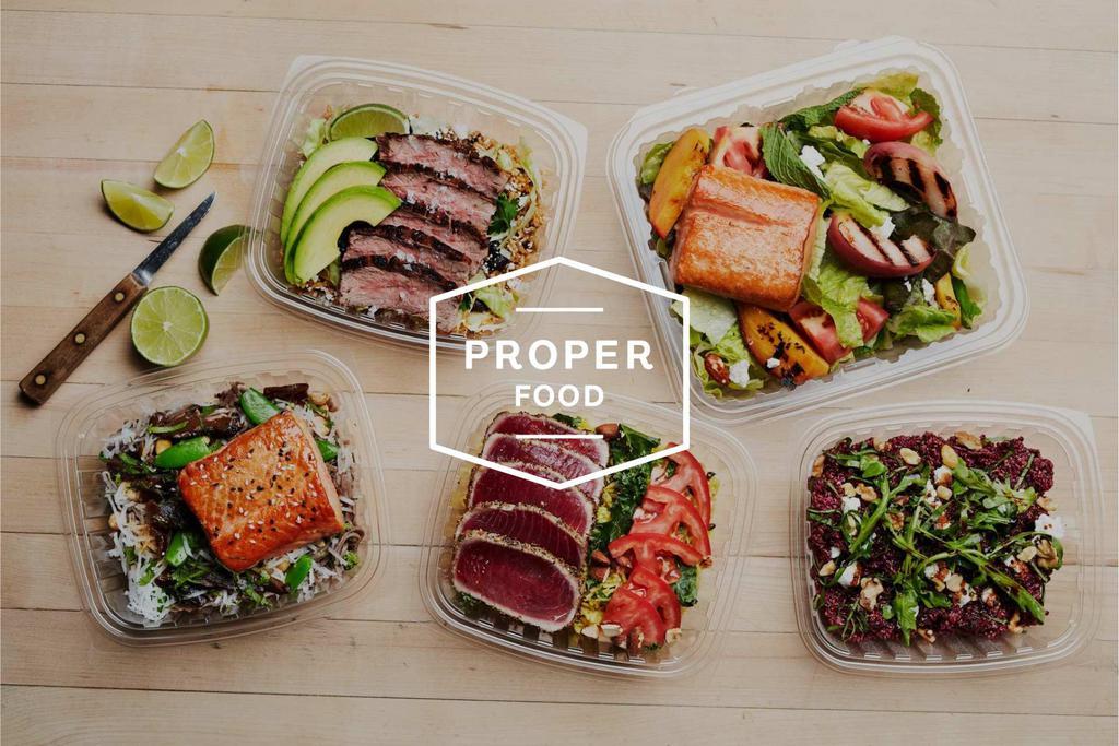 Proper Food · Breakfast · Salad · Desserts · Sandwiches