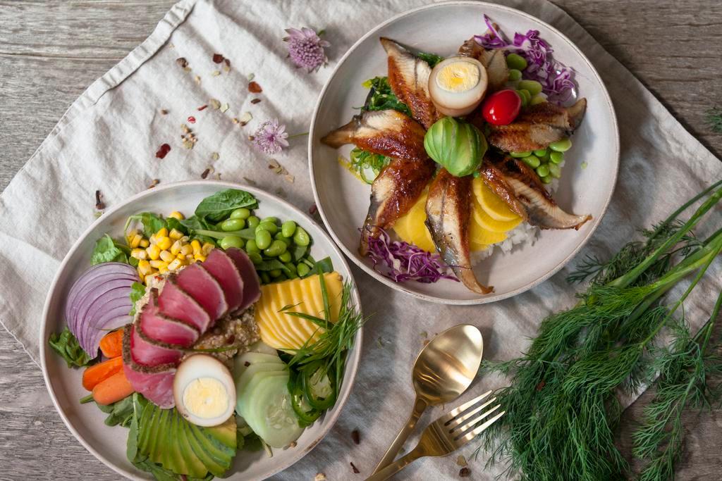 DEBUTEA KITCHEN · Healthy · Poke · Salad