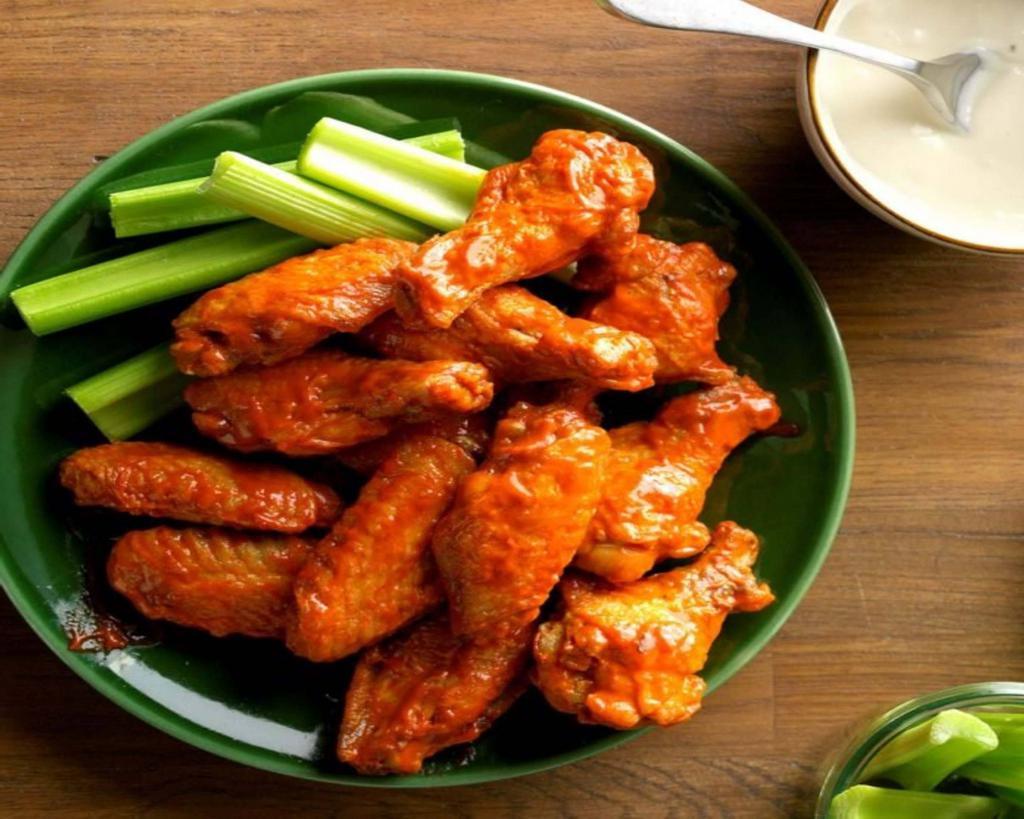Kickin F'n Chicken Wings · Chicken · Salad · Desserts · Seafood