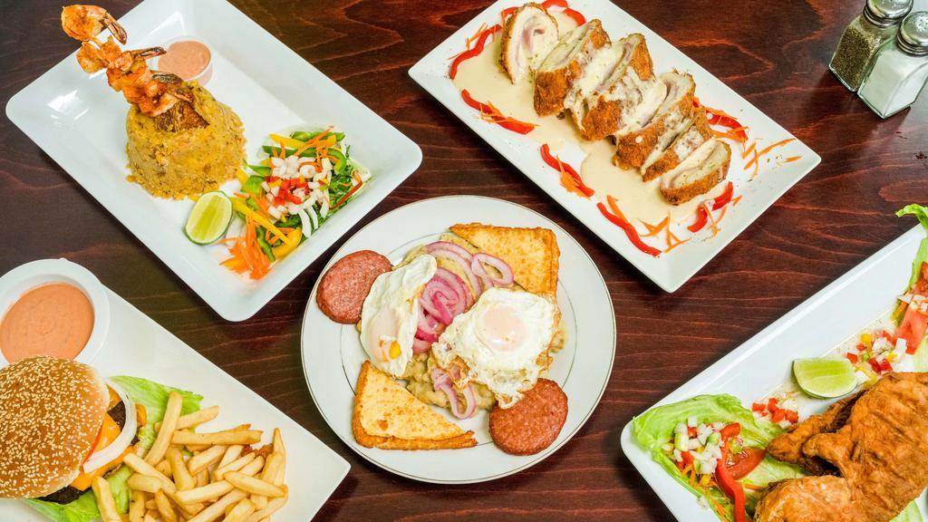 Rincon Latino Food Corp · Latin American · Salad · Chicken · Sandwiches · Breakfast