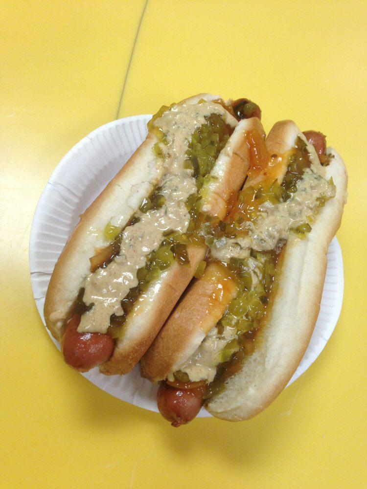 Papaya Dog · American · Burgers · Sandwiches · Breakfast
