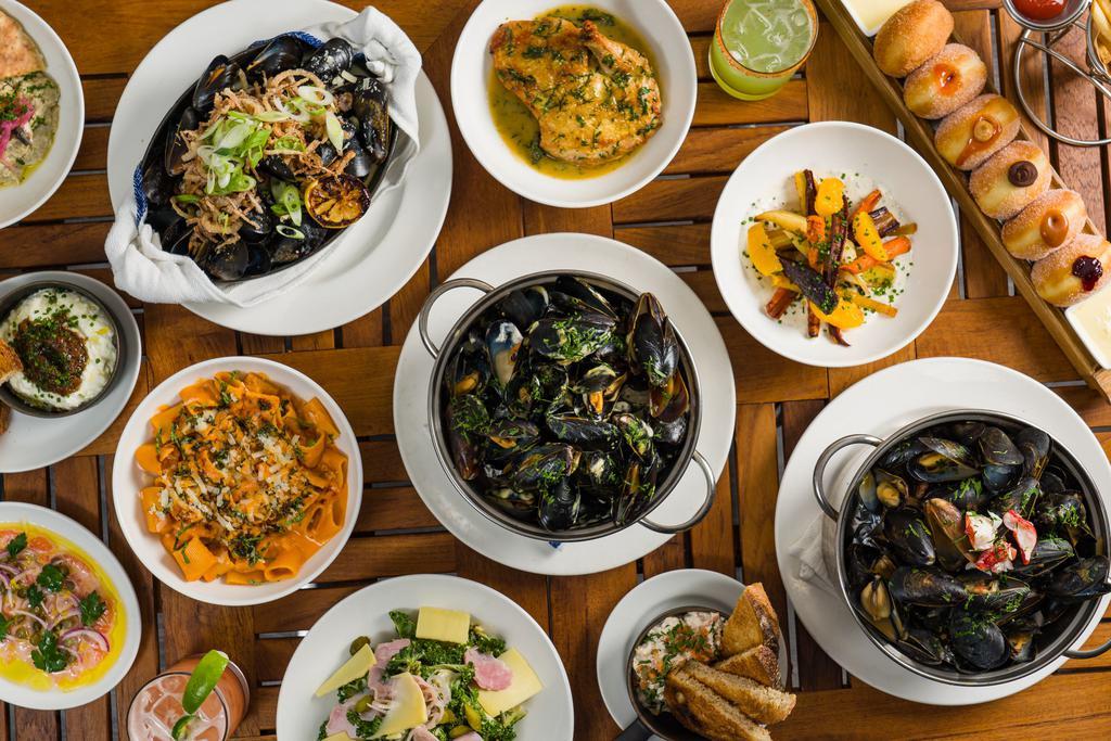 Flex Mussels · Seafood · Desserts · Sandwiches · American · Salad