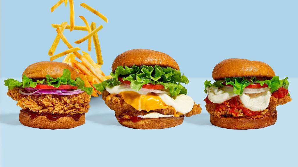 Fried Chickenology · Sandwiches · American · Chicken · Salad