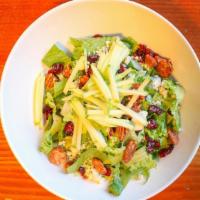 Apple Salad  · Romaine, Gorgonzola, granny smith apples, candied pecans, and dried cranberries with apple c...