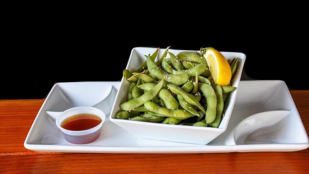 Camille'S Edamame  · Steamed with a squeeze of lime and pinch of sea salt. Served with a side of ponzu sauce.