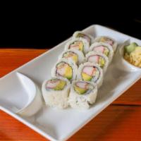 California Roll  · Crab stick, avocado, and cucumber finished with sesame seeds.