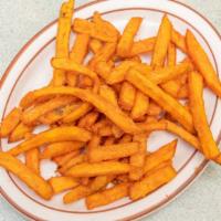 Sweet Potato Fries · Fried sweet potatoes.