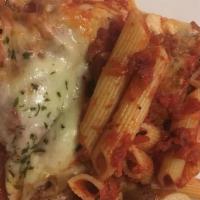 Veal And Eggplant Parmigiana Hot Hero · Veal cutlet with fried eggplant tomato sauce and melted mozzarella