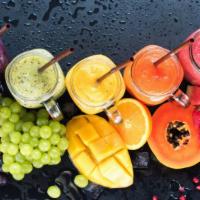 Create Your Own Juice · Create your perfect juice with three fresh fruit or veggies!