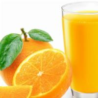 Orange Juice · Refreshing juice filled with vitamins and pulp.