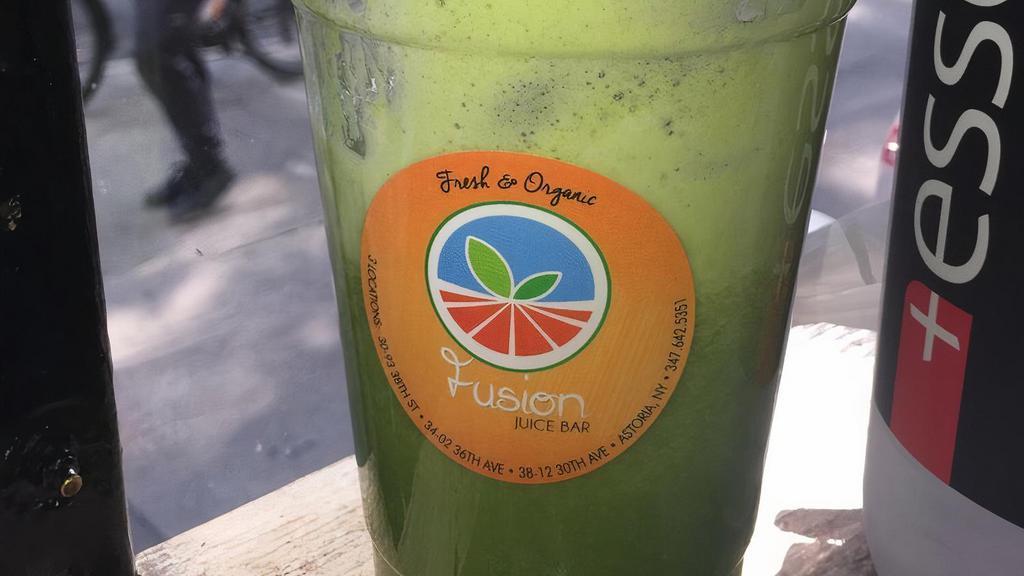 The Hulk Juice · Celery, kale, spinach, green apples and cucumber.