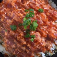 Spicy · Enjoy our spicy Ahi Bowl drizzled with Kabayaki sauce.