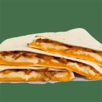 Quesadillas - Pierogi Quesadilla · Contains: Mashed Potatoes, Tortilla