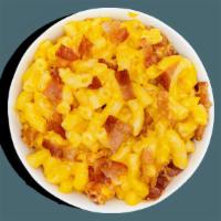 Signature Recipes - Applewood Smoked Bacon Mac & Cheese · Contains: Applewood Smoked Bacon, Mac & Cheese Base