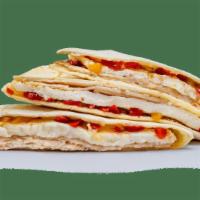 Egg White Omelet - Spicy Turkey & Egg · Contains: Spicy Cherry Pepper Relish, Egg White Omelet, Tortilla, Oven Roasted Turkey