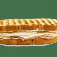 Create Your Own - Egg White Omelet - Ham · Contains: Panini Bread, Meat, Egg White Omelet