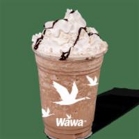 Frozen Coffee - Mocha Mint · Contains: Chocolate Syrup, Slush Base Syrup, Mint Syrup, Double Espresso