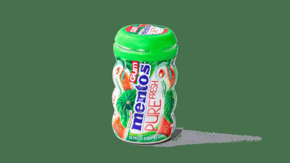Mentos Pure Fresh Gum Watermelon 3.53 Oz · 
