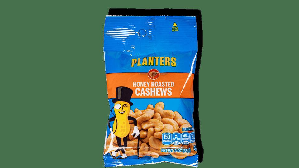 Planters Cashews Honey Roasted 3 Oz · 