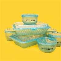 Deliverzero Reusable Containers · Get your order in durable reusable containers. You can return the containers to this restaur...